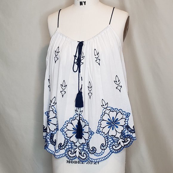💋HOST PICK💋Anthropologie Farren Embroidered Swing Tank - Picture 11 of 12